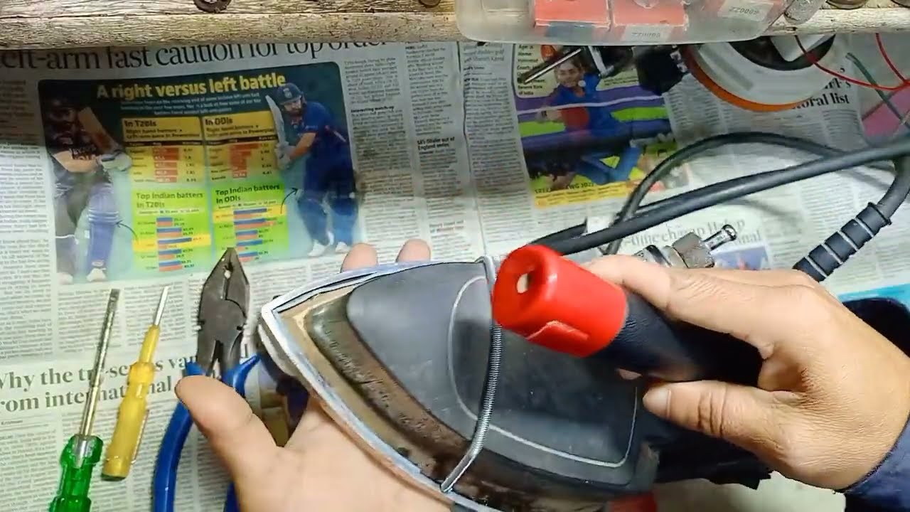 laundry type Steam press how to replace switch process