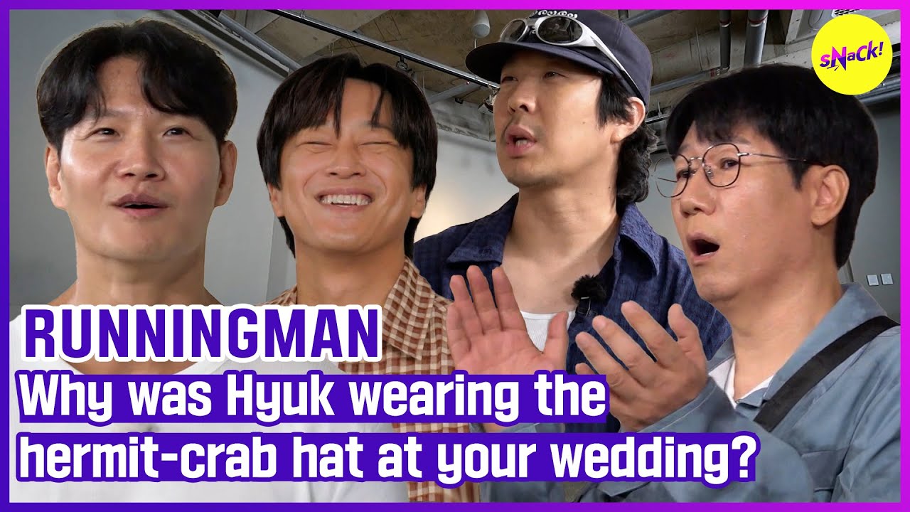 [RUNNINGMAN] Почему Хёк был в шляпе краба-отшельника на вашей свадьбе? (ENGSUB)