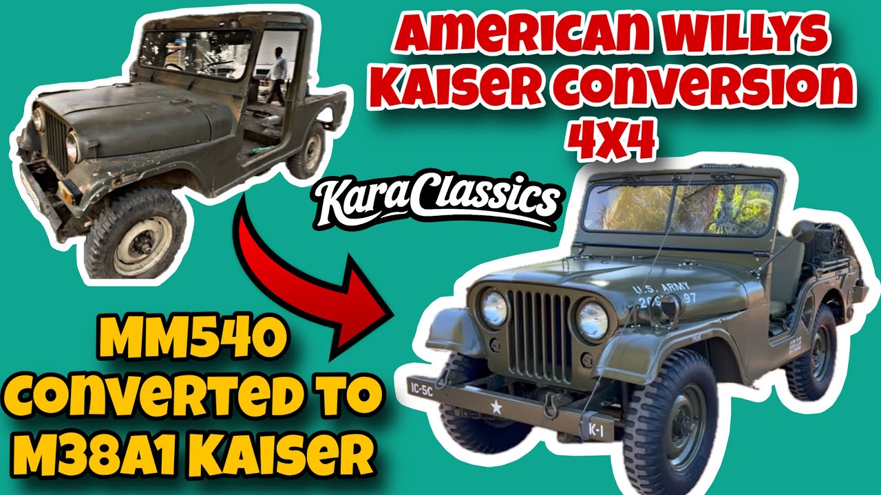Modified Jeep Willys Kaiser (M38A1) converted from MM540 | Modified Mahindra Jeep | Major |Open Jeep