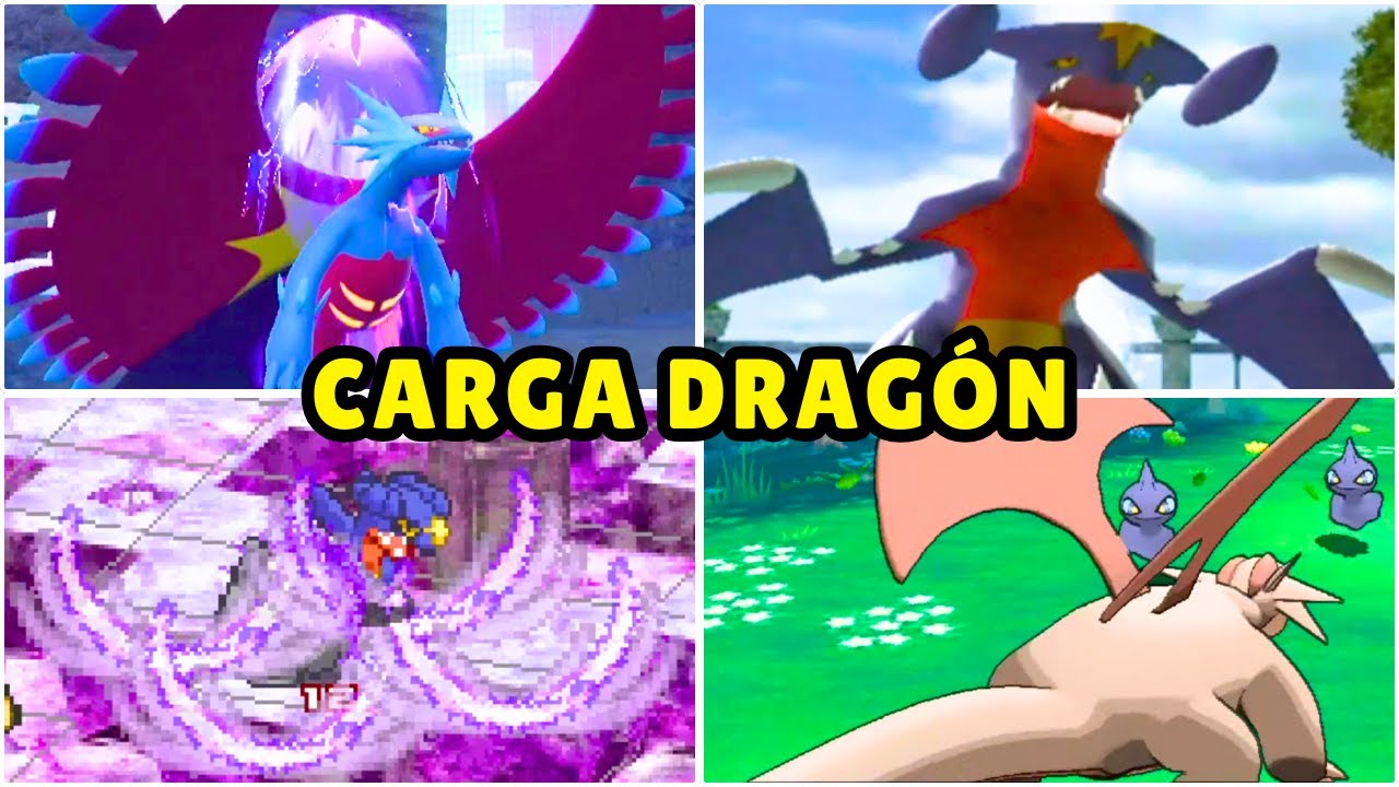 ANIMACIÓN de CARGA DRAGÓN en TODOS los juegos POKÉMON (2007-2026)