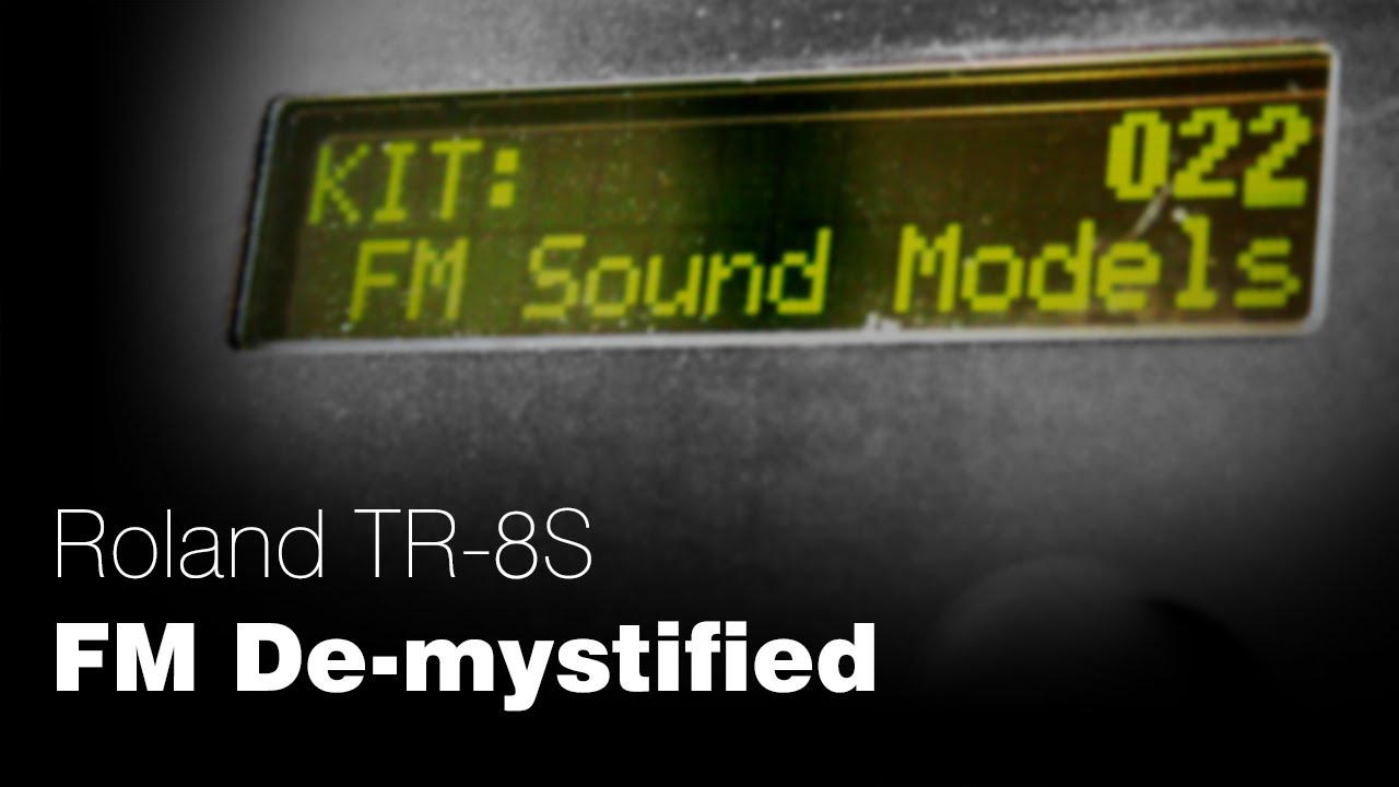 FM Drum Tutorial: Roland TR8S