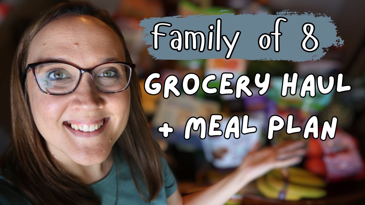 Large Family Grocery Haul and Meal Plan || Costco + Kroger Haul