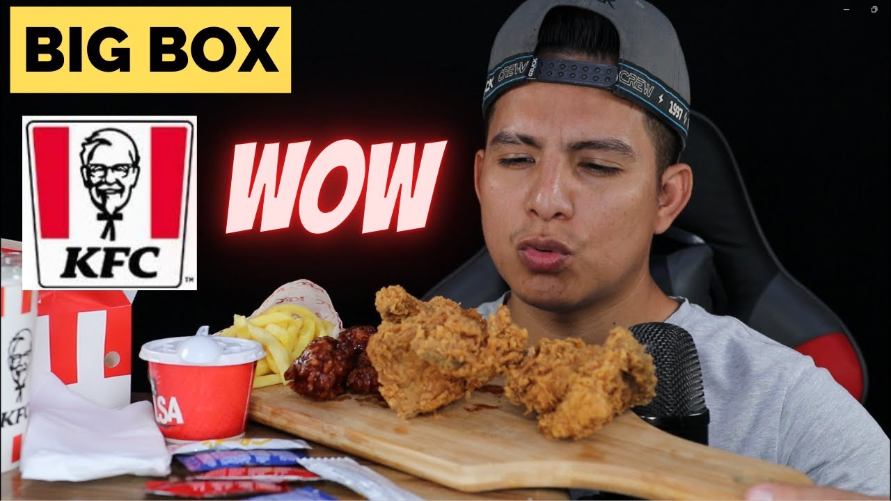 ASMR PROBANDO COMBO WOW DE KFC