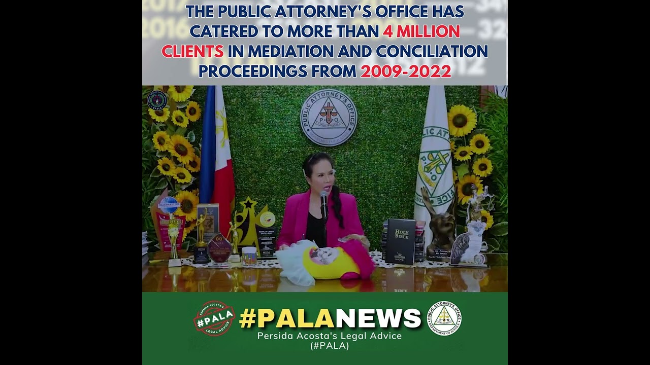 PAO CATERED TO 4M+ CLIENTS FOR MEDIATION AND CONCILIATION PROCEEDINGS (2009-2022)