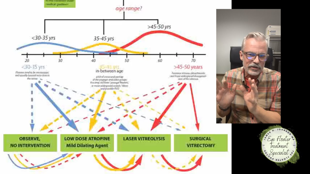 Big Algorithm: Types of Eye Floaters, Age Demographics, Treatment Options