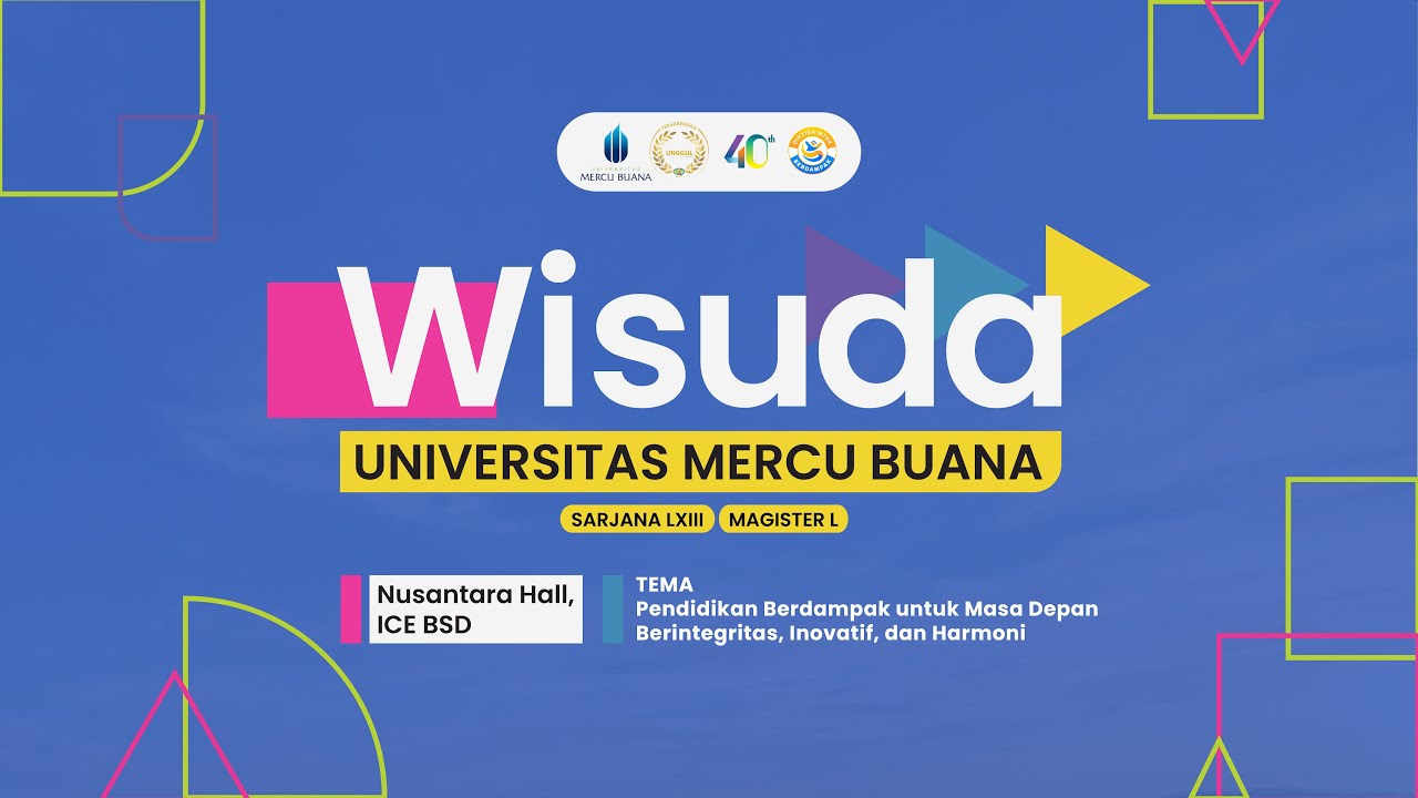 🔴 LIVE | SESI PAGI | 23 DESEMBER 2025 | WISUDA UNIVERSITAS MERCU BUANA.