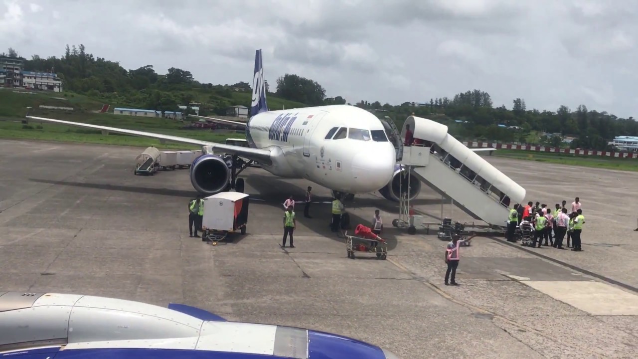 Veer Savarkar International Airport Port Blair Landing Best Video in Full HD