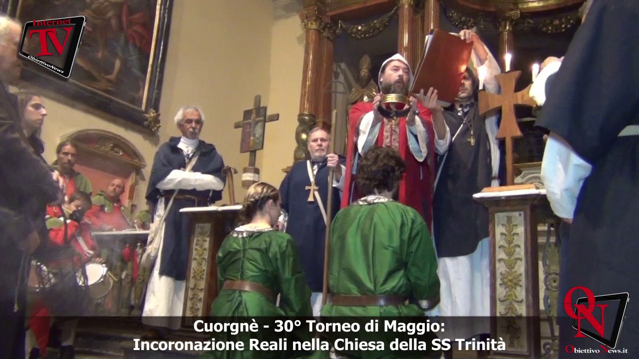 Cuorgnè - 30° Torneo di Maggio: Incoronazione Reali nella Chiesa della SS Trinità
