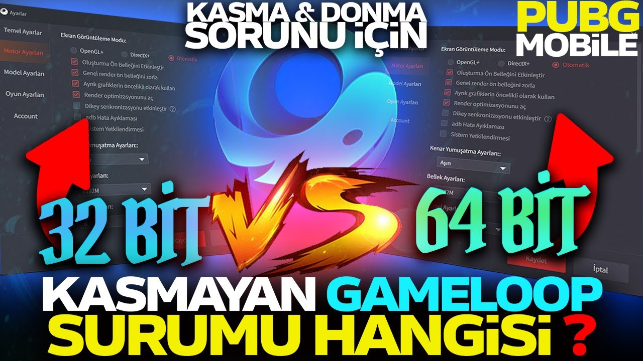 GAMELOOP 64 BİT VS 32 BİT ! EN DETAYLI PERFORMANS VE KASMA & DONMA PROBLEMİ İNCELEMESİ | PUBG MOBİLE