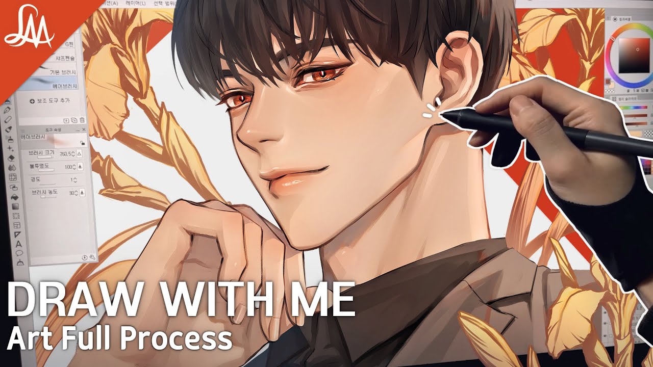 Full Art Process✍️ [Draw with me/Clip Studio]