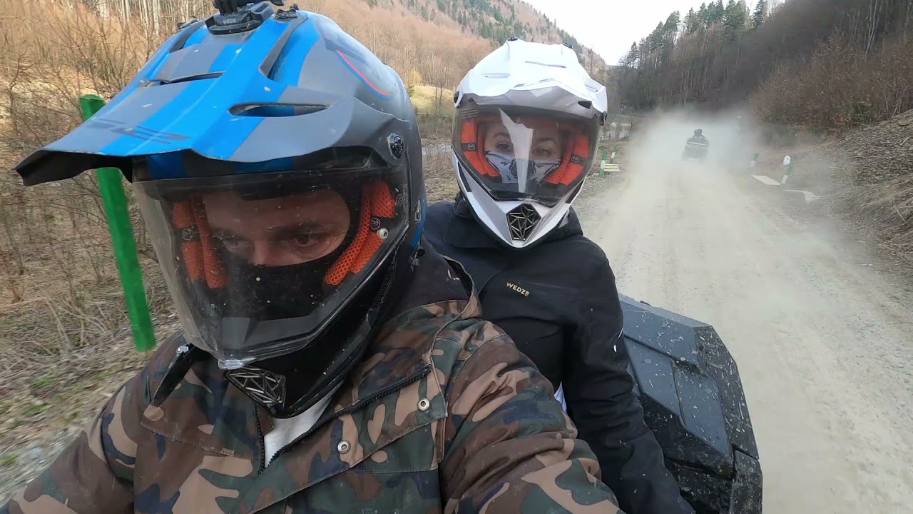 plimbare 17 Aprilie 2021 atv, slon - valea stanii, cf moto 1000, yamaha