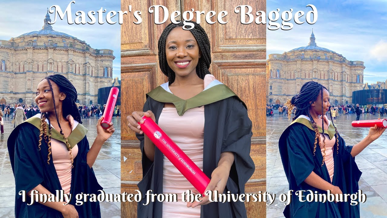 My Graduation Ceremony at the University of Edinburgh! Finally Master's degree Bagged.
