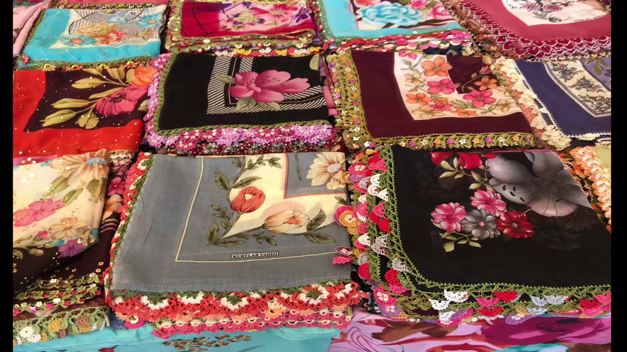 Pazarda / ne yokki / &ccedil;eşit &ccedil;eşit / yazmalar / &ccedil;eyizlik/ t&uuml;lbent / oyaları