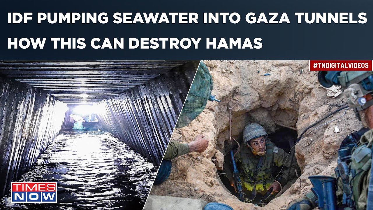 Why Israel Is Pumping Seawater Into Gaza Tunnels| Doom For Hamas? Saltwater Catastrophic For Gazans?