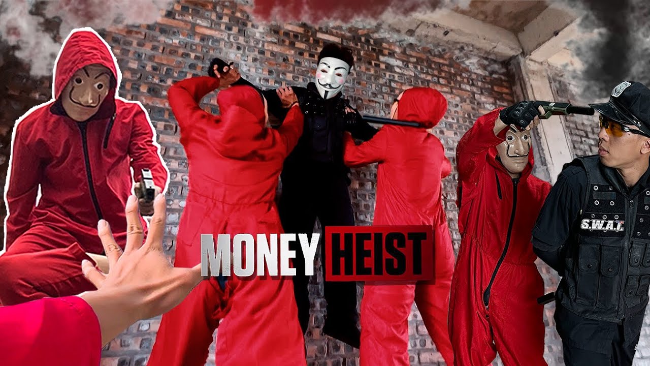 MONEY HEIST vs POLICE (BELLA CIAO REMIX) 52 || Epic Parkour POV Chase