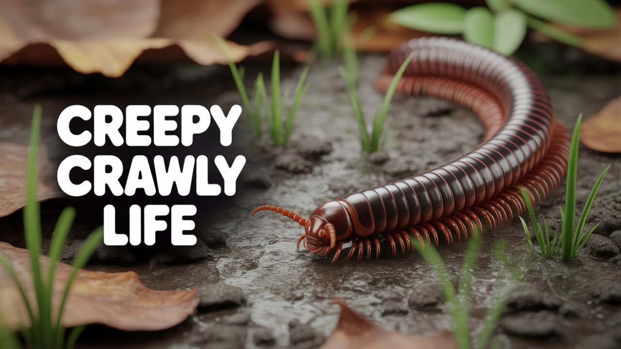 Giant Millipede Up Close! Hundreds of Legs in Action