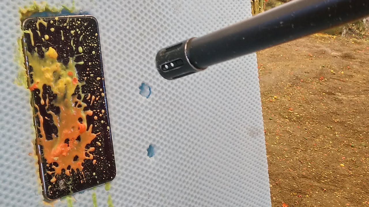 General Mobile GM5 Plus Sağlamlık Testi (Paintball silahı ile ateş ettik)