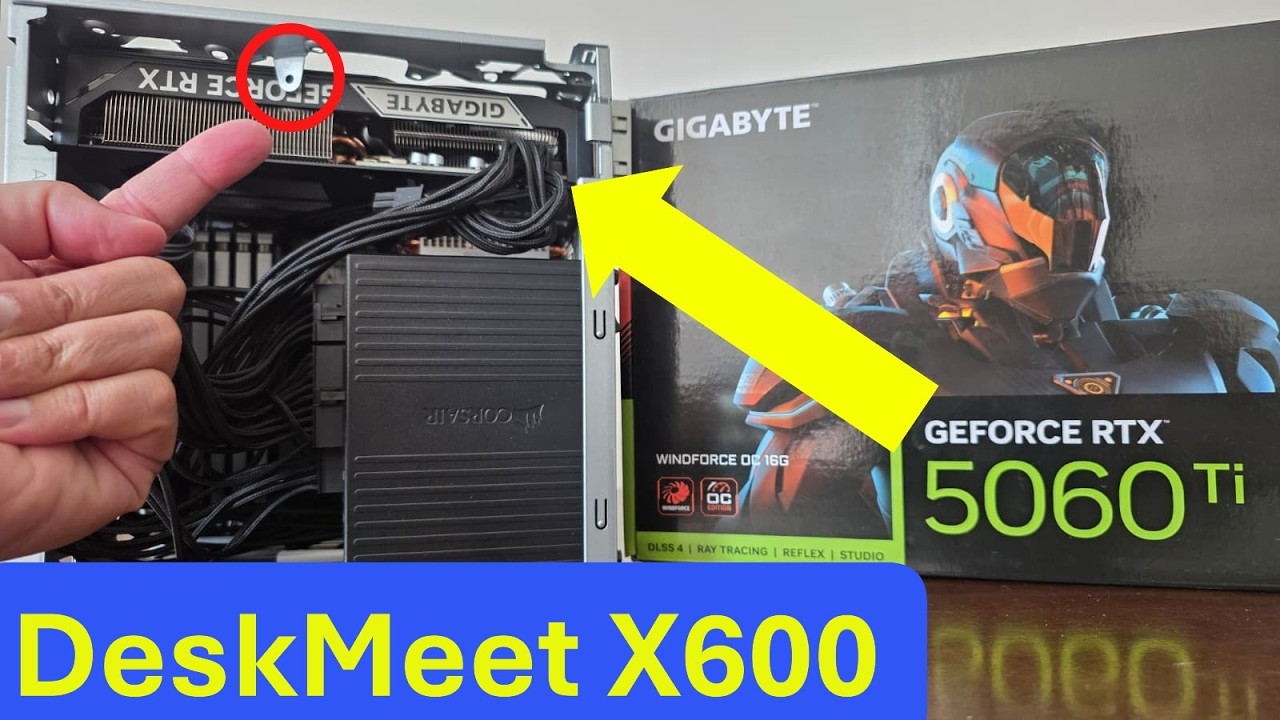 Asrock Deskmeet x600 - Install Gigabyte Windforce OC RTX 5060 Ti 16GB
