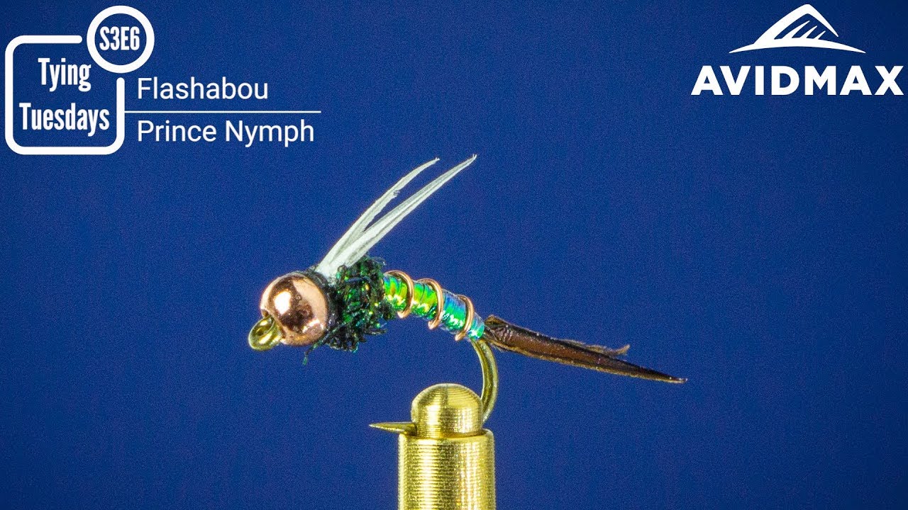 How to tie the Flashabou Prince Nymph | AvidMax Fly Tying Tuesday Tutorials