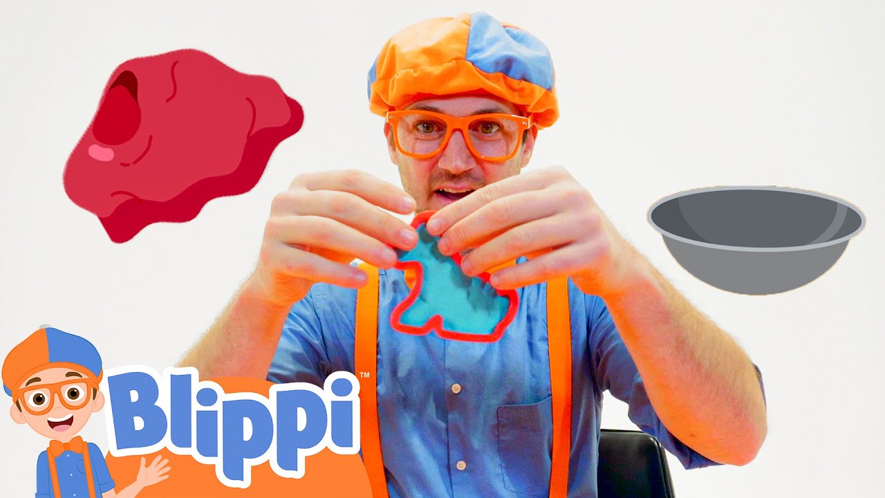 Blippi 's Colorful Clay Masterpiece | Blippi&rsquo;s Color Learning Course: Ball Pits, Toys & Rainbow Fun!