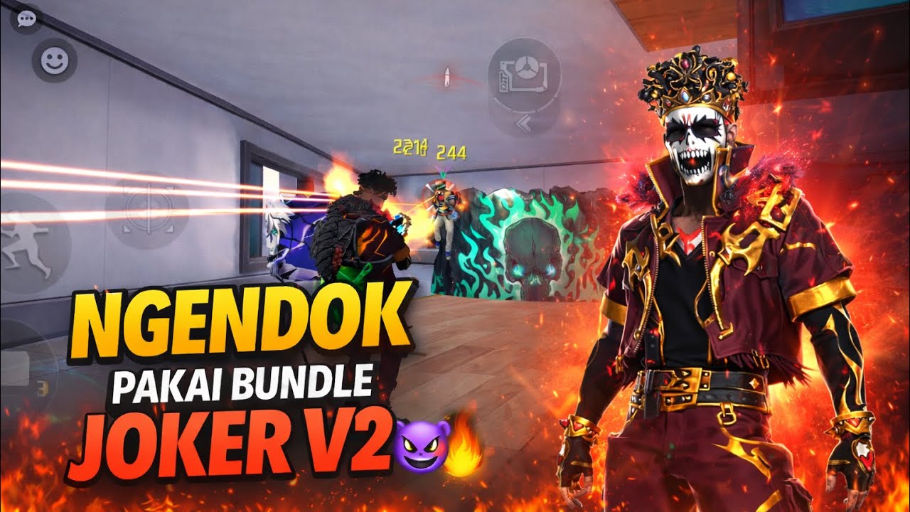 Sangar banget ngendok pakai bundle joker V2! Langsung ratain musuh kill banyak