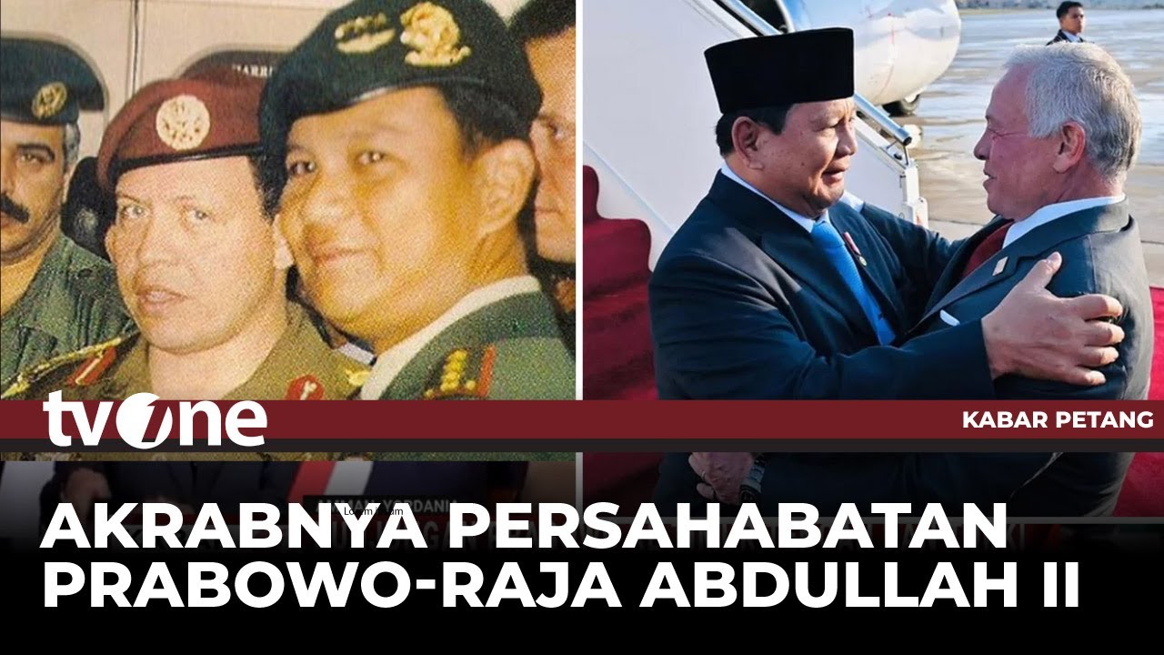 Persahabatan Presiden Prabowo dengan Raja Abdullah II Berawal Sejak Jalani Pelatihan Militer di AS