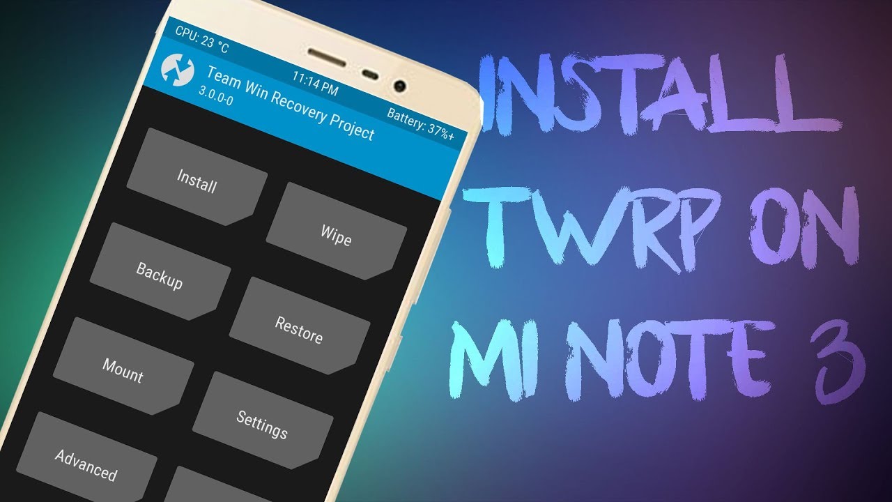 Unlock Bootloader and Flash Twrp On Redmi Note 3 Without waiting for permissions....{No Data Loss}