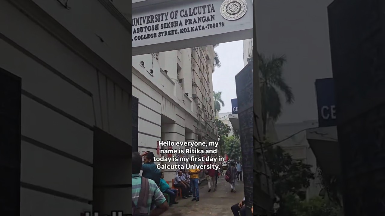now I'm officially CU student 🙌 #minivlog #kolkata #vlog #calcuttauniversity #shortvideo