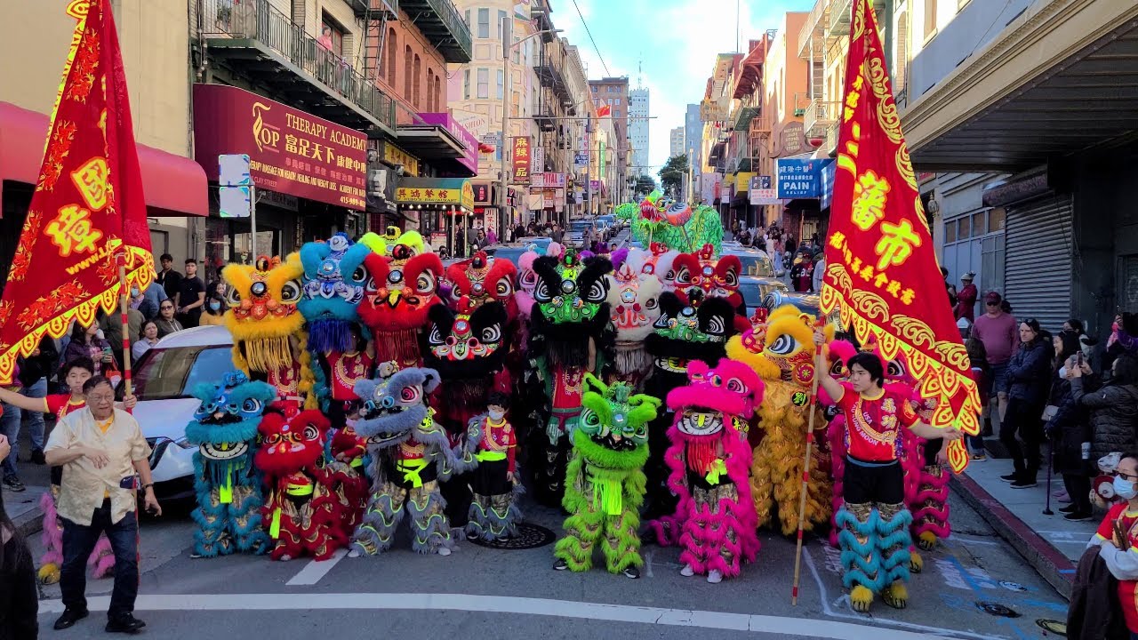 World Dragon and Lion Dance Day Parade 2023 ~ San Francisco Chinatown