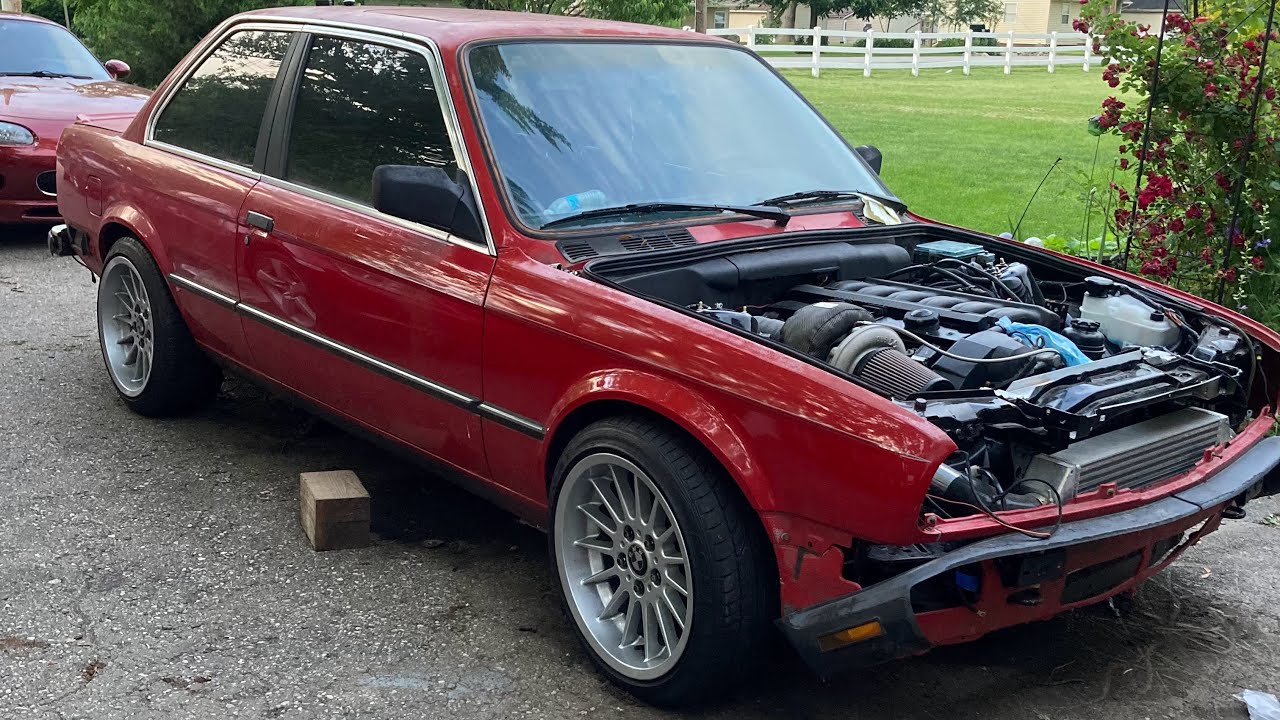 5 Lug Swap and Fortune Auto Coilover Install (E30 Build Episode 9)