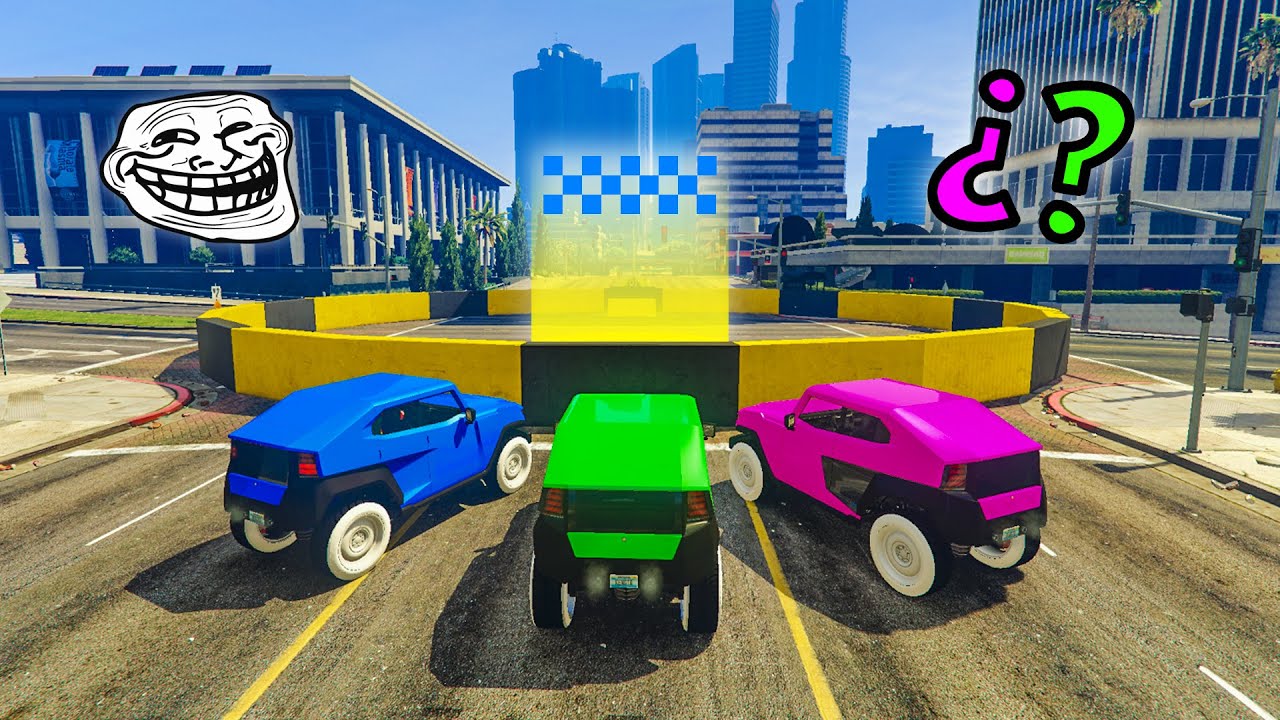 CARRERA TROLL! PARECE FÁCIL PERO NO LO ES!! - GTA V ONLINE