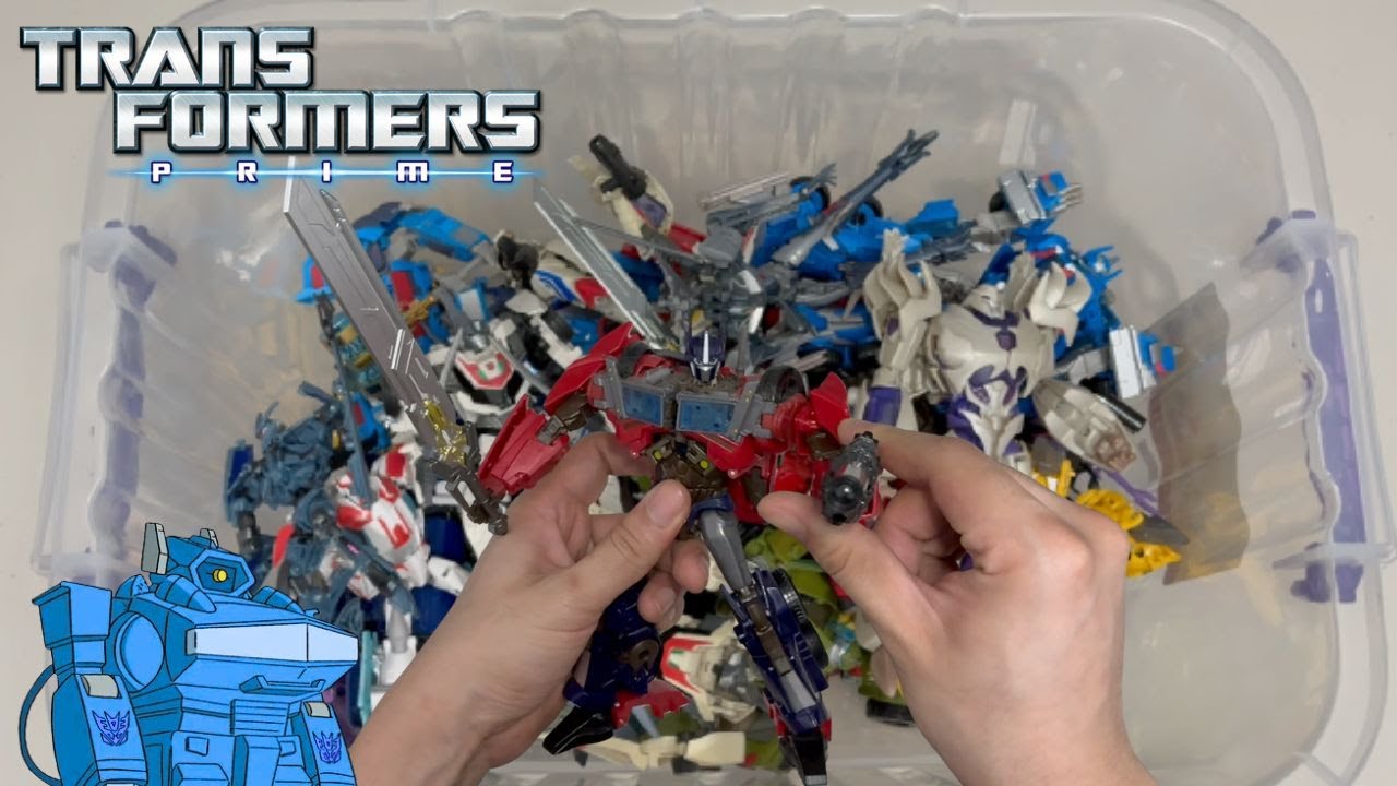 TRANSFORMERS PRIME Mystery Box!!! - INSANE COLLECTION Robot Vehicle Toys [NO COMMENTARY]