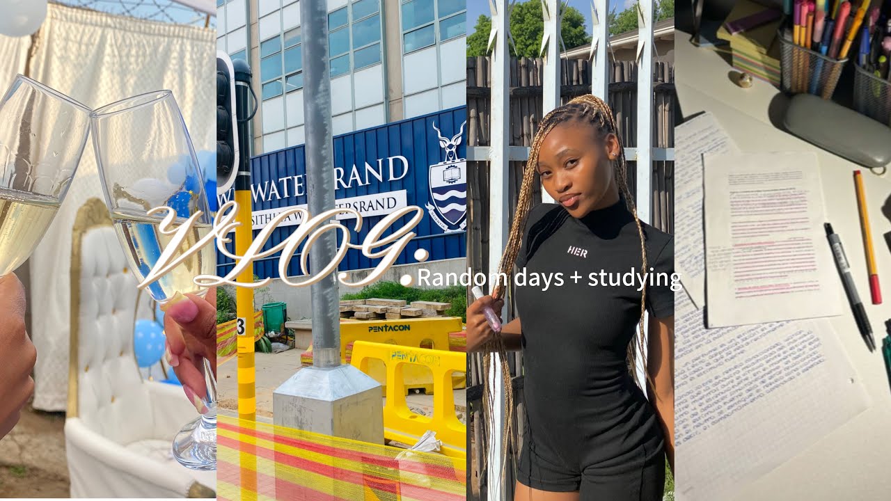 VLOG: a day at WITS | Karabo’s 21st birthday party | errands with bestie | studying #fypyoutube 