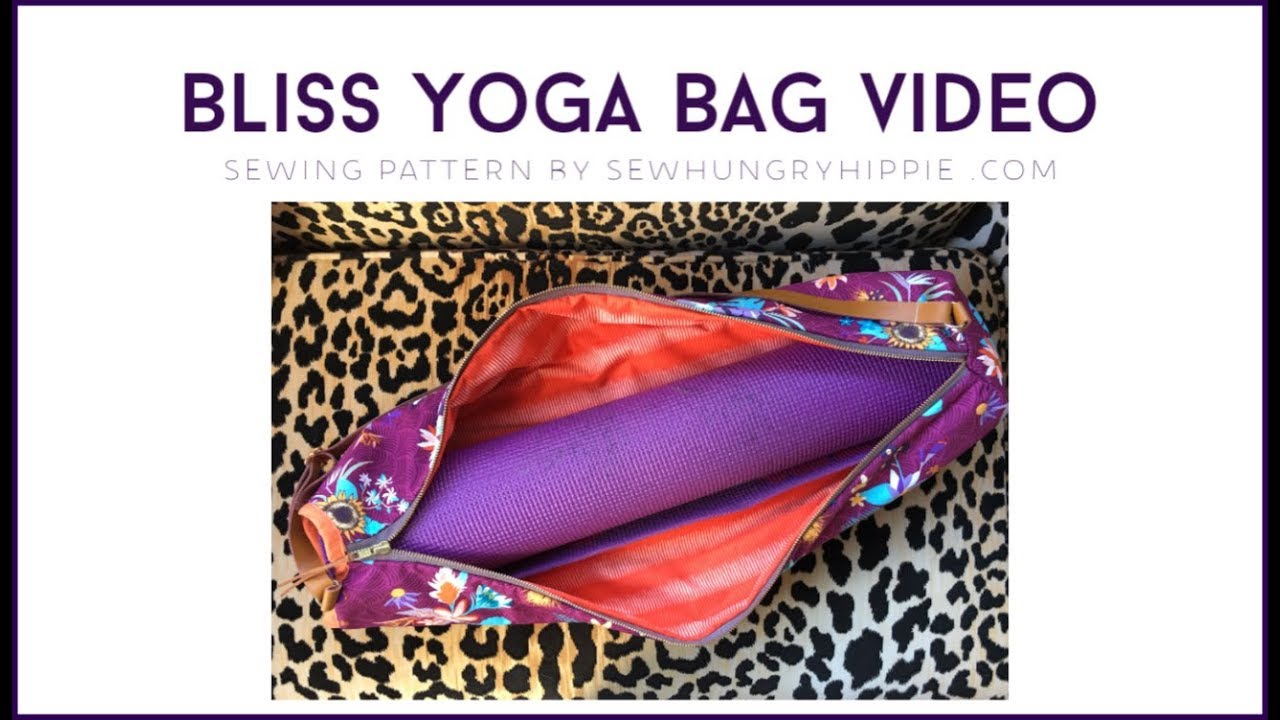 Выкройка сумки для йоги Bliss Yoga Bag.