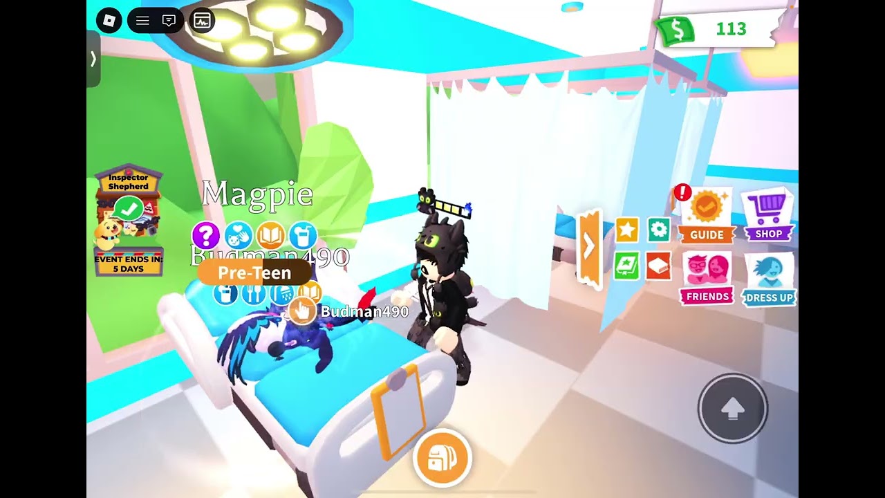 A family role-play at tooth