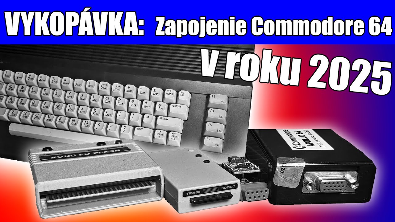 Zapojenie Commodore 64 v roku 2025 [Vykopávka] [Retro-Tech] [ep36]