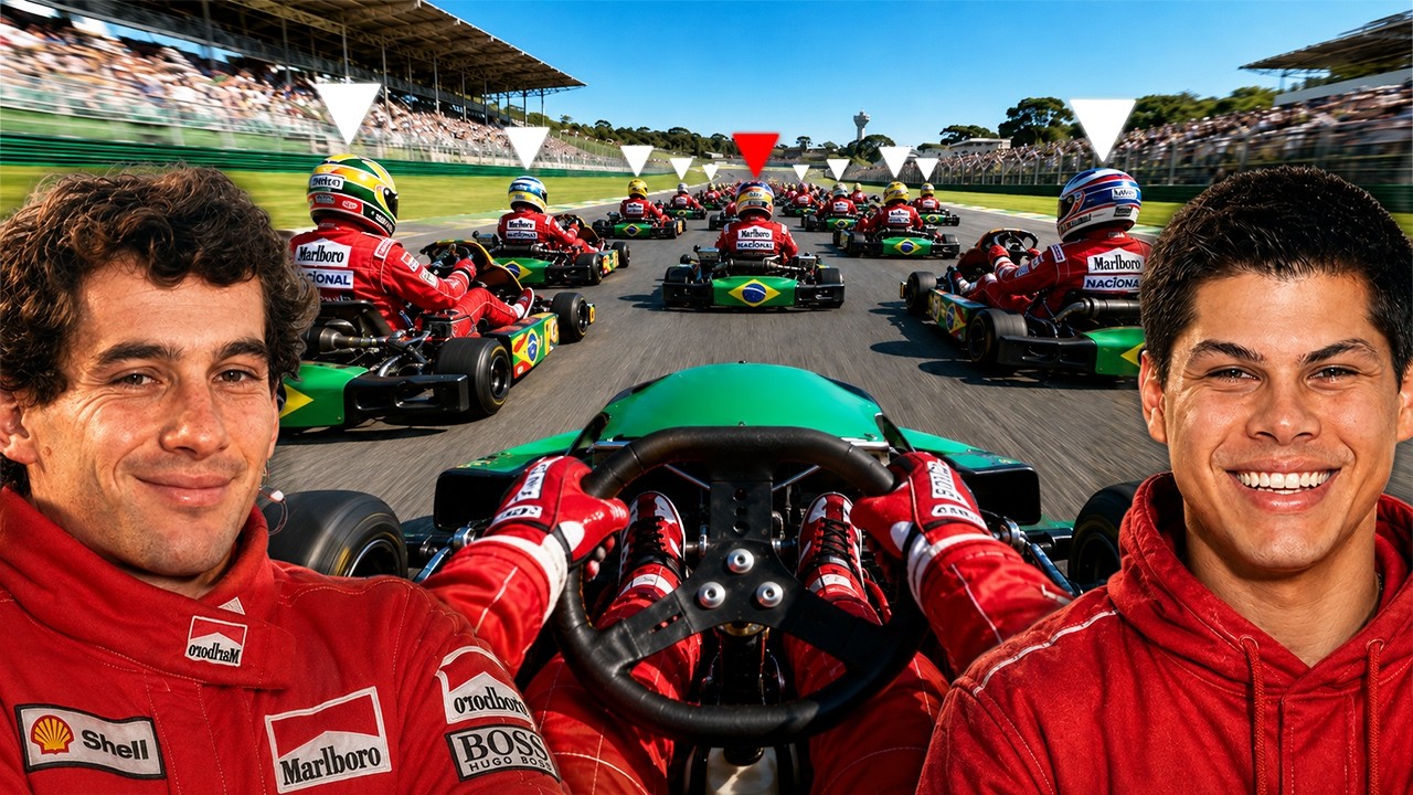 Ayrton Senna's Family Invited Me To A CELEBRITY KART RACE In Brazil... 🇧🇷