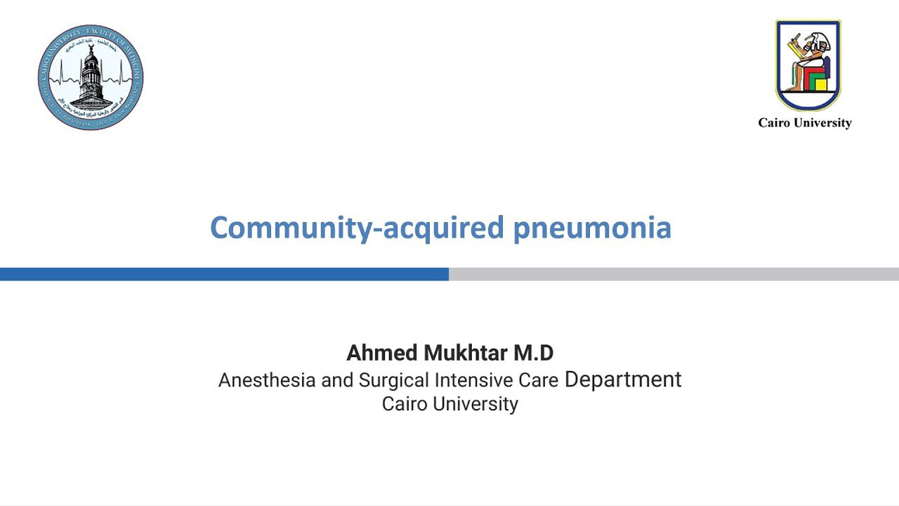 Updated guideline community-acquired pneumonia