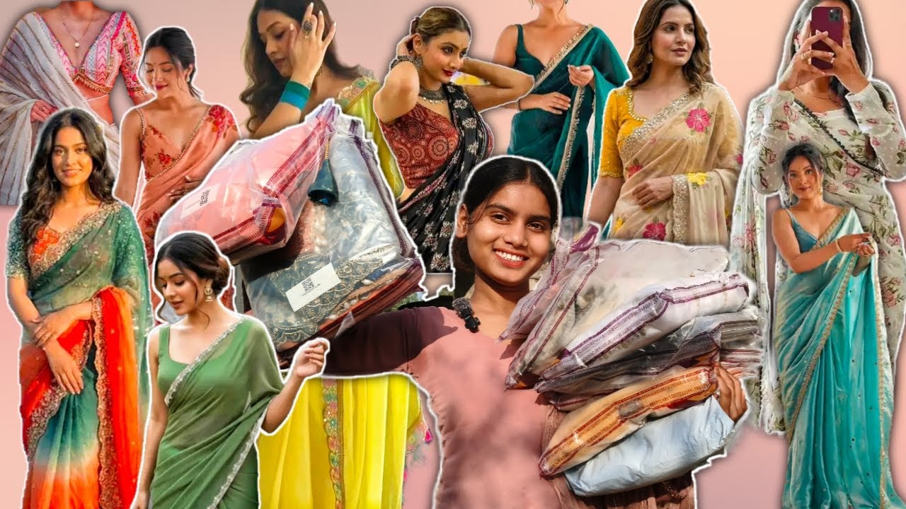 Online Saree Mangane Se Pehle Yeh Video Zaroor Dekhein | Meesho 12 Saree Reality Check