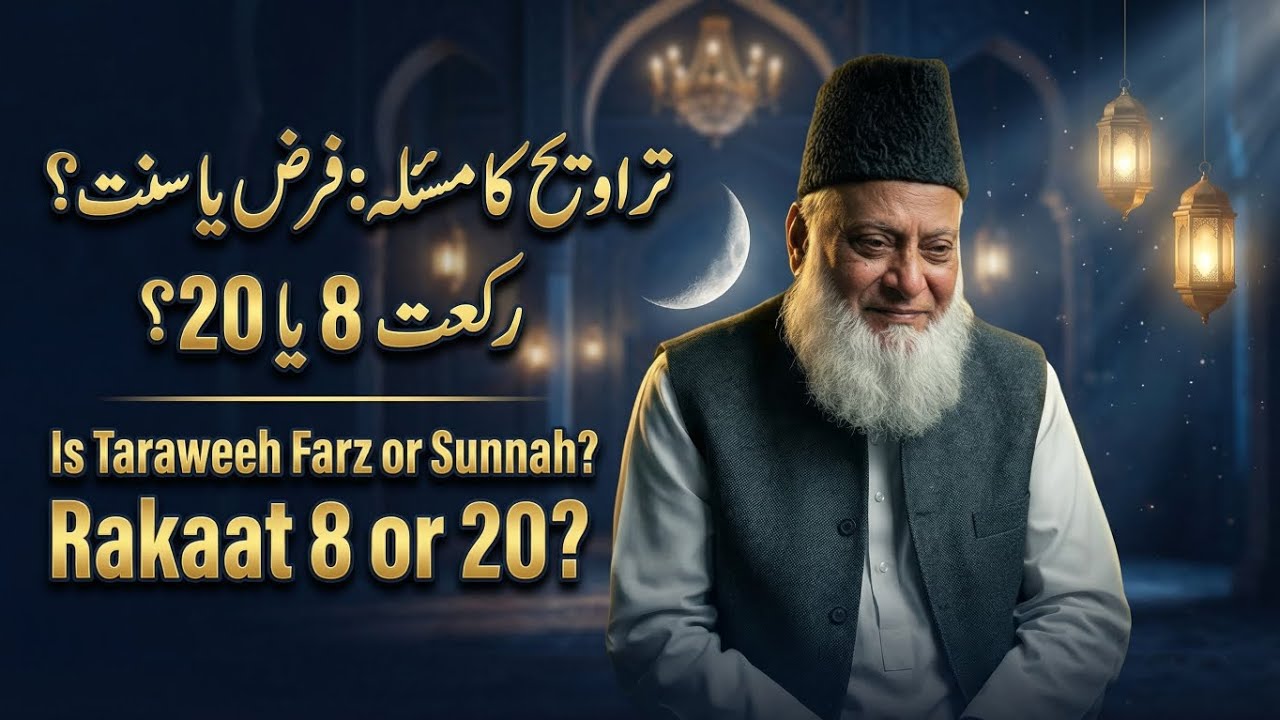 Taraweeh Farz Ya Sunnat? | Dr Israr Ahmed Bayan |#tarawih #taraweeh #namaz #ramzan #ramdan #islam 
