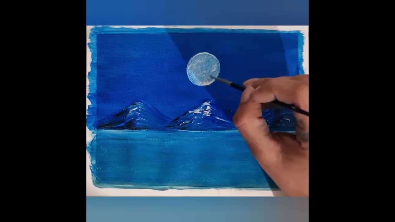 Easy canvas painting arts for beginners satisfaying video step by step easy methods 