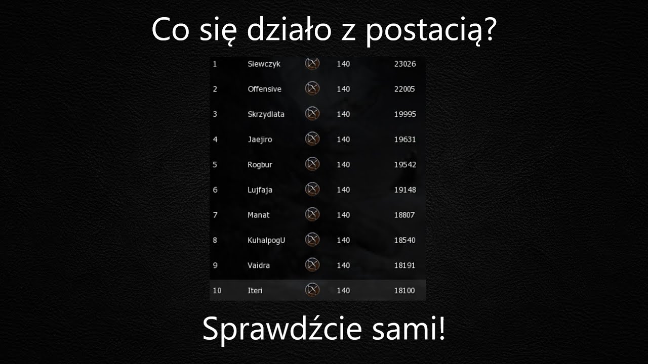 Broken Ranks - No to sobie pokręciłem... Progres postaci