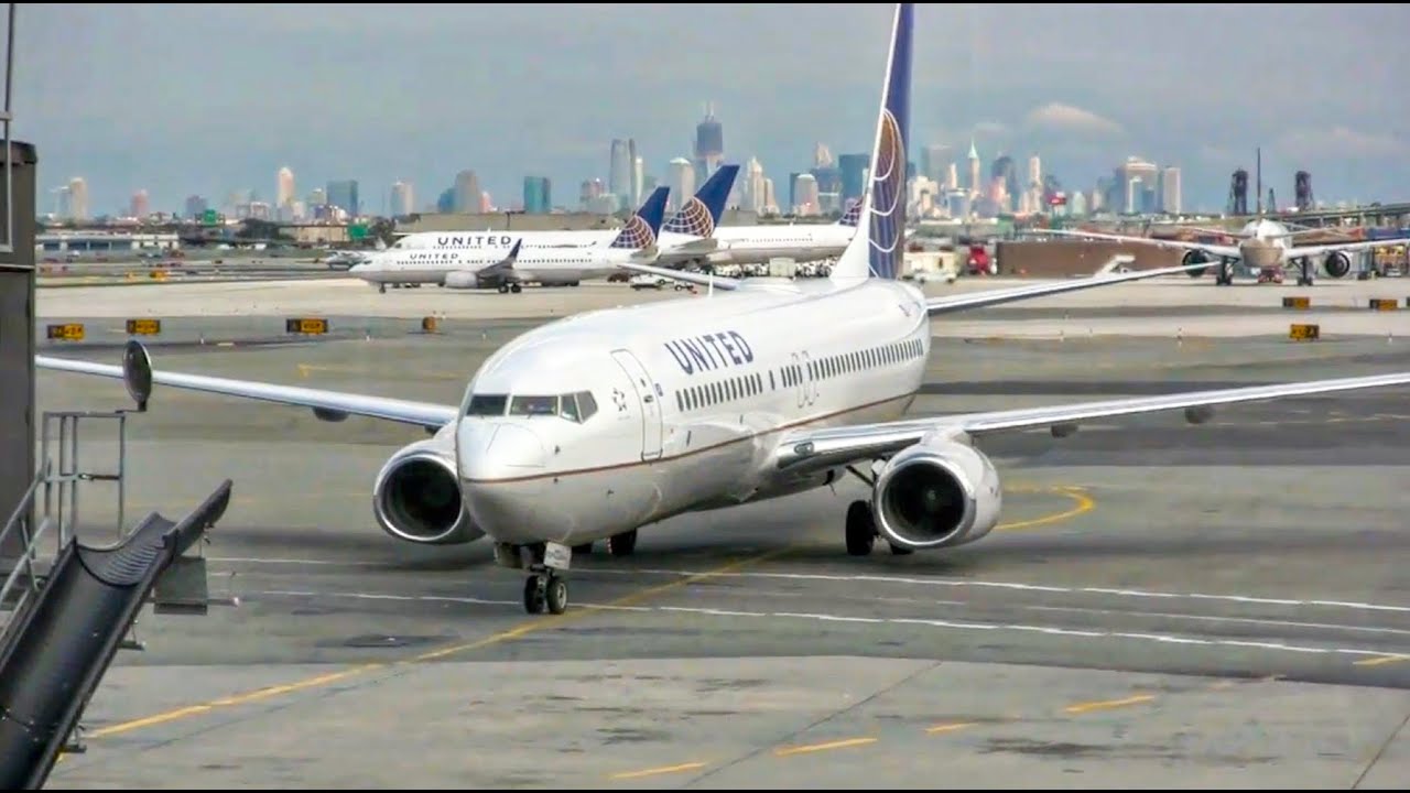 Continental (United) Airlines Boeing 737-800 / Newark to Charlotte