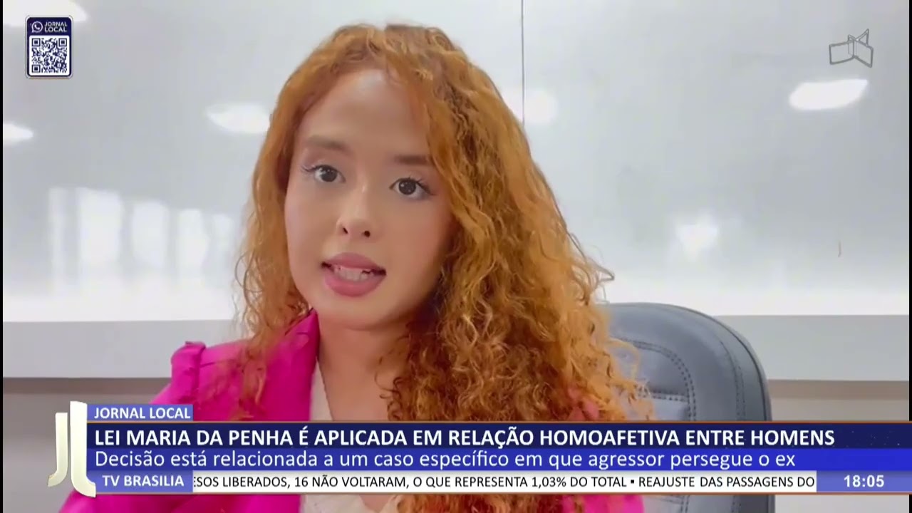 JL - Lei Maria da Penha é aplicada em relação homoafetiva entre homens