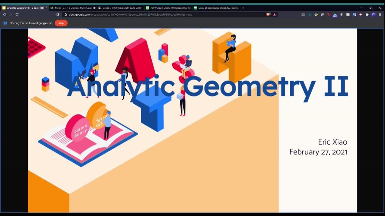 February 27 Olympic Math - Analytic Geometry II