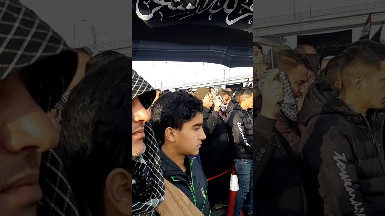 نعي الشيخ سجاد الاسدي  على منصة الخطاب الفاطمي في النجف الاشرف