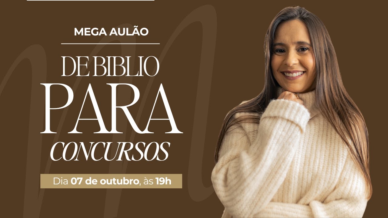 Mega aulão de biblio para concursos