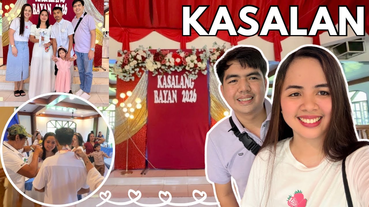 NAKIPAGKASAL ANG KAKASALIN❤️| KASALANG BAYAN | CONGRATS SHEENA AT NELSON🎉