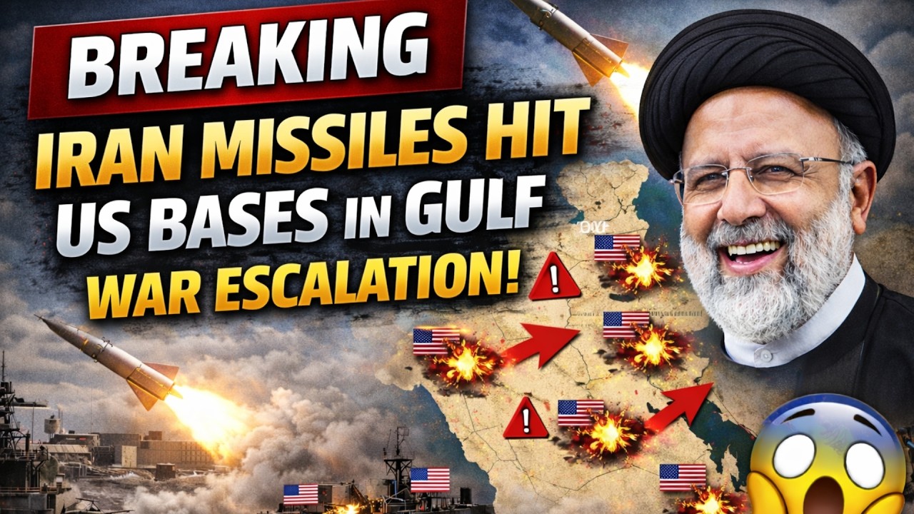 BREAKING NEWS: IRAN MISSILES HIT US BASES IN GULF WAR ESCALATION!