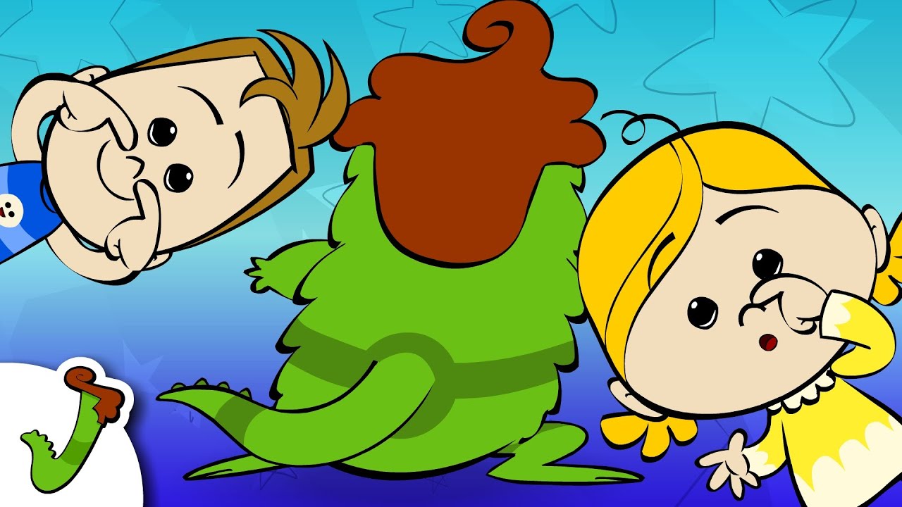🎧🐊 Cabeça, ombro... e rabinho?! 😂